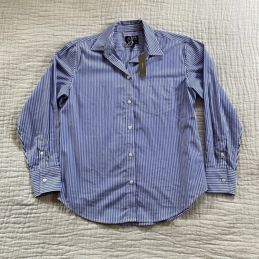J.Crew Classic-Fit Cotton Poplin Shirt Womens 4